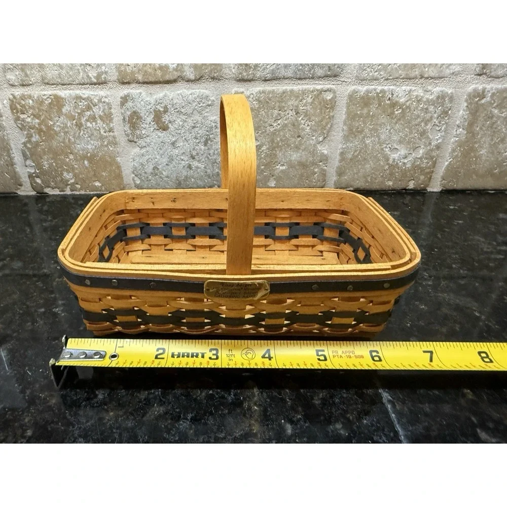 NEW Longaberger Collectors‎ Club 2000 JW Miniature Gathering Basket & Liner